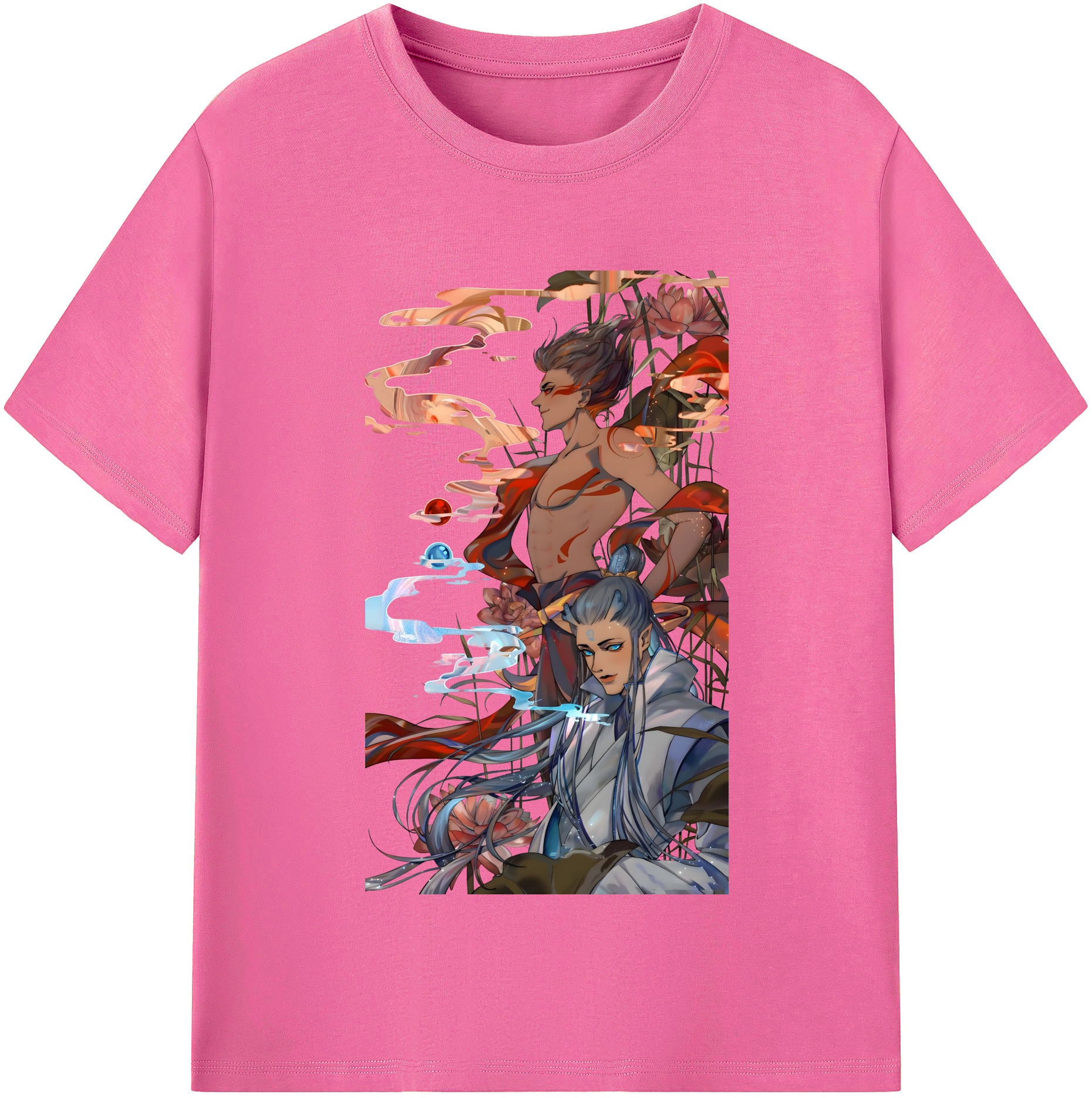 （画像用） Ne Zha 2 ナタ 魔童の大暴れ レディースカジュアルプリントTシャツ（綿100％）